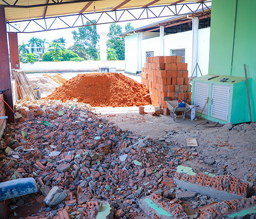 Obras de reforma no Centro Cultural Luterano